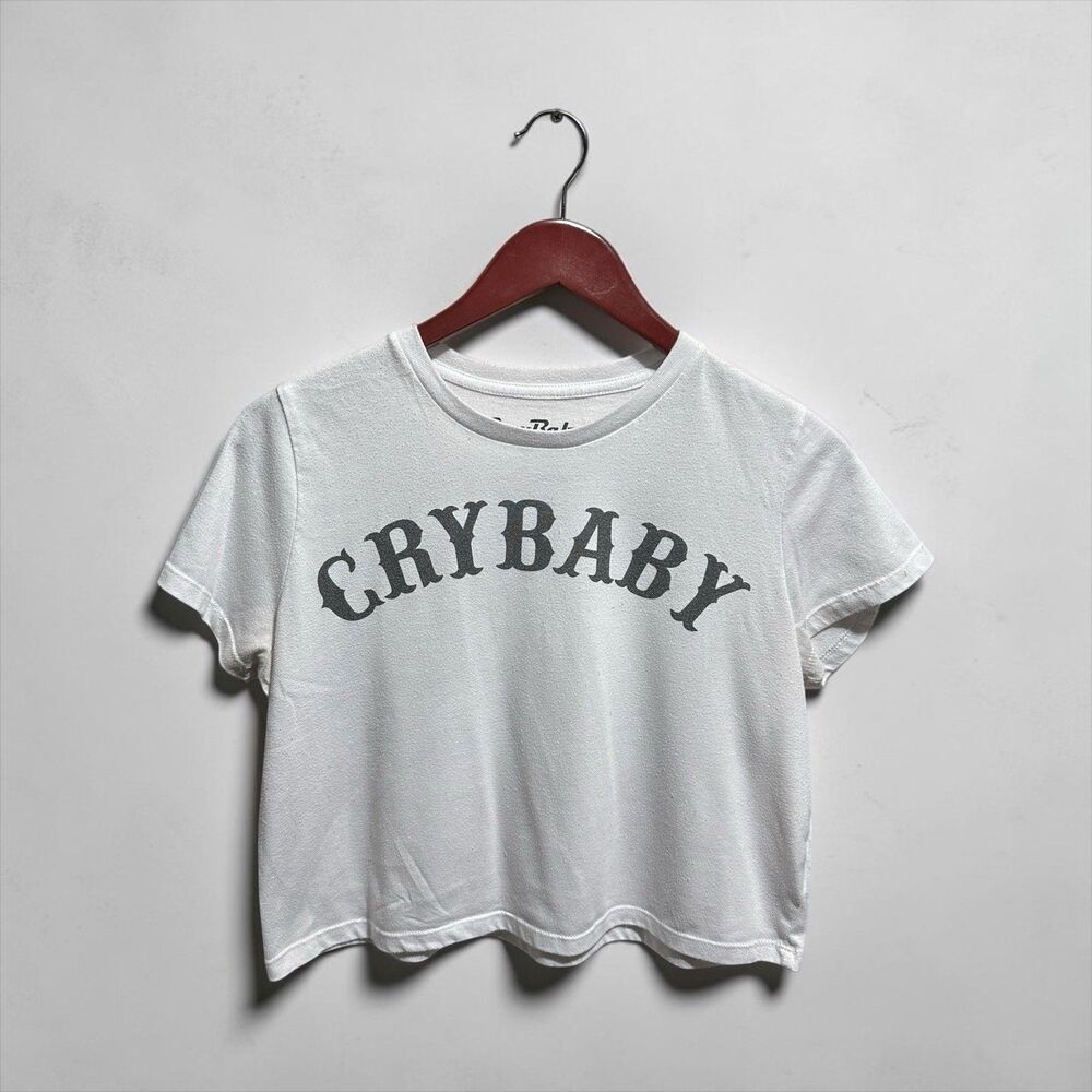 Crybaby Tee Y2K Crop Top Large Tee Shirt